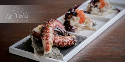 Il piacere con cibo comincia dagli occhi: banqueting e catering di qualità