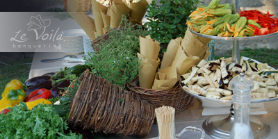 Prodotti di stagione. Un catering a km zero