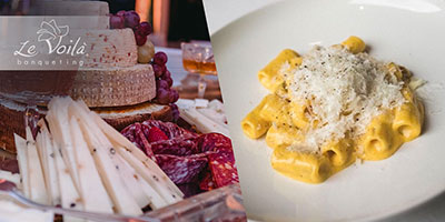 Le Voilà Banqueting propone servizi di catering raffinati ed eleganti con sapori autentici.
