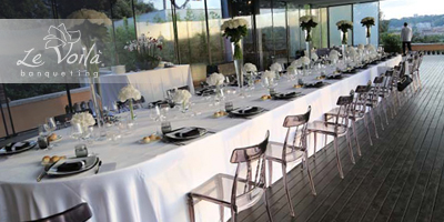 Le Voilà Banqueting, il catering è solo su misura
