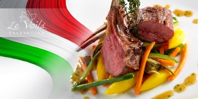 Catering gourmet con prodotti made in Italy