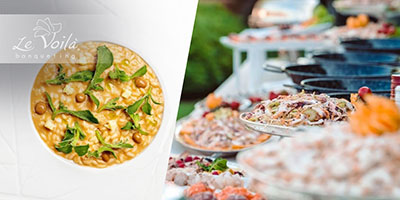 Catering e banqueting vegetariani con gusto