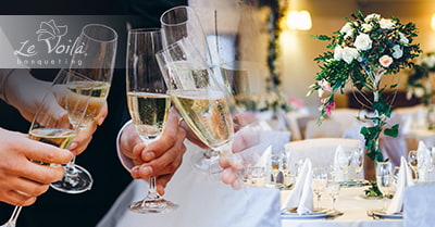 Un 2021 all'insegna della raffinatezza e dell'eleganza: affidati a le voila banqueting per organizzare il tuo giorno speciale